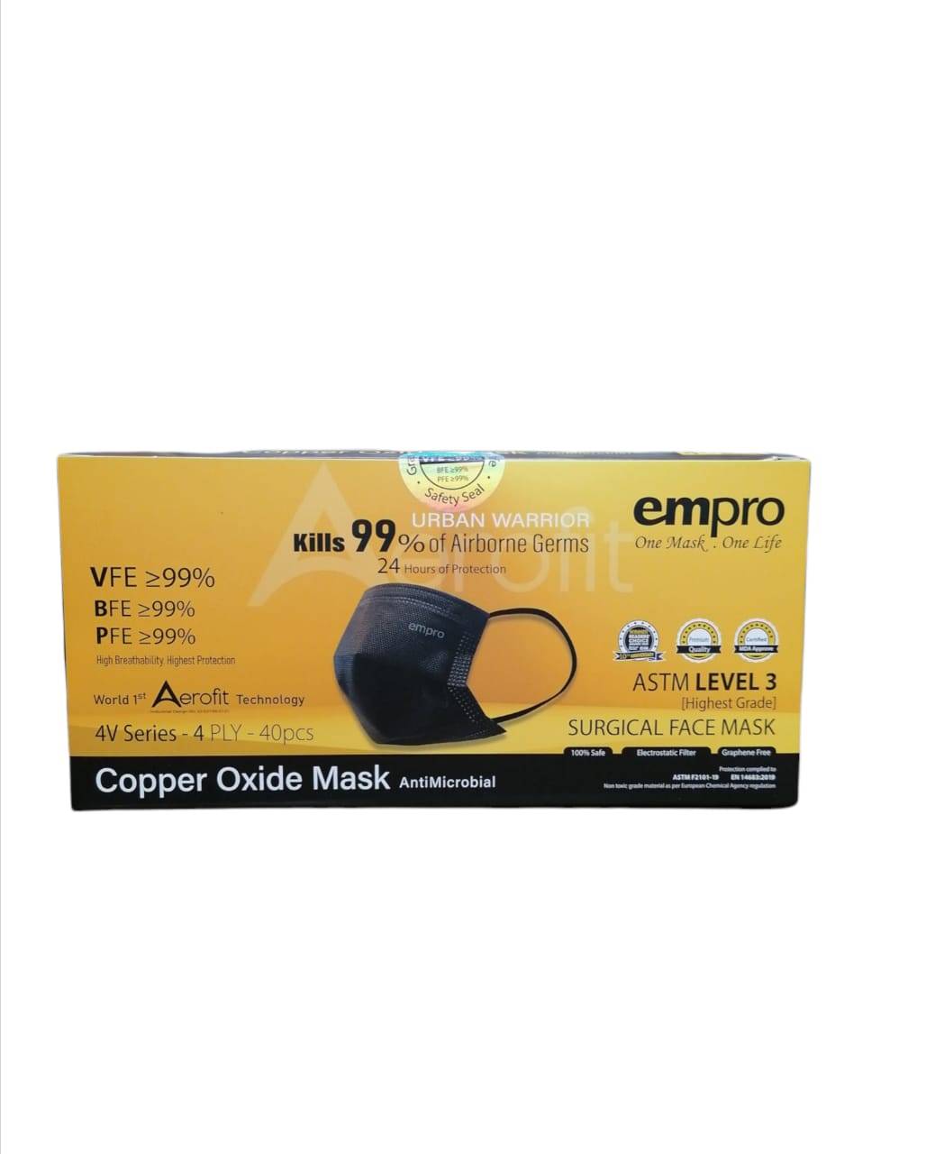 Empro 4 Ply Surgical Face Mask 40's